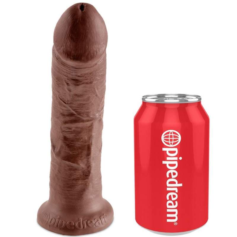 King cock - harness with realistic penis brown 20.3 cm 4