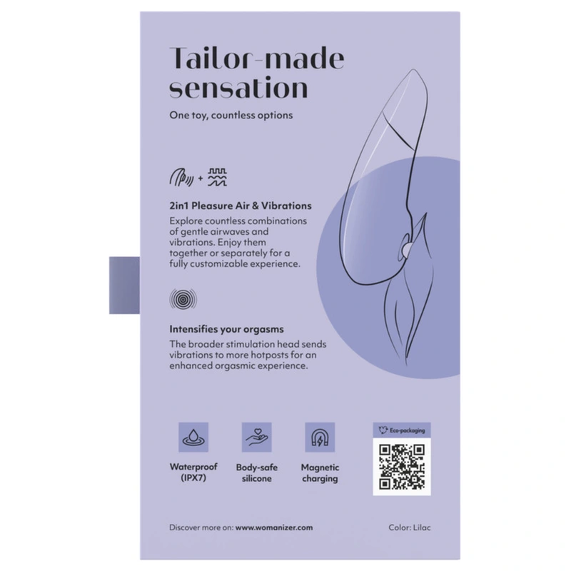 Womanizer - enhance clitorial stimulator lilac 15