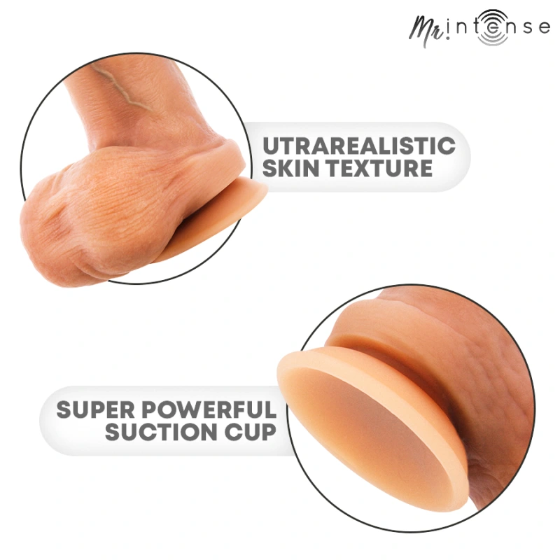 Mr intense - bruce m silicone dildo with testicles 20 cm -Ø- 4.5 cm 5