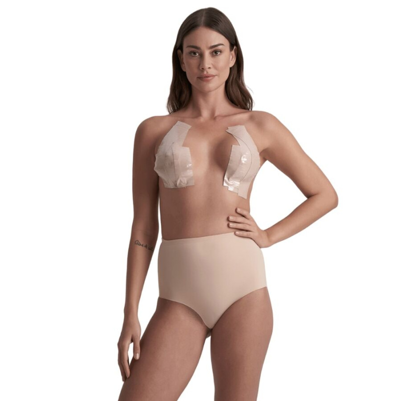 Bye-bra - body tape double sided double sided tape beige one size 5 x 500 cm