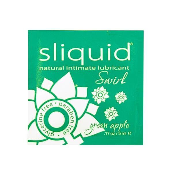 Sliquid - Naturals Swirl Lubricant Green Apple Pillow 5 Ml
