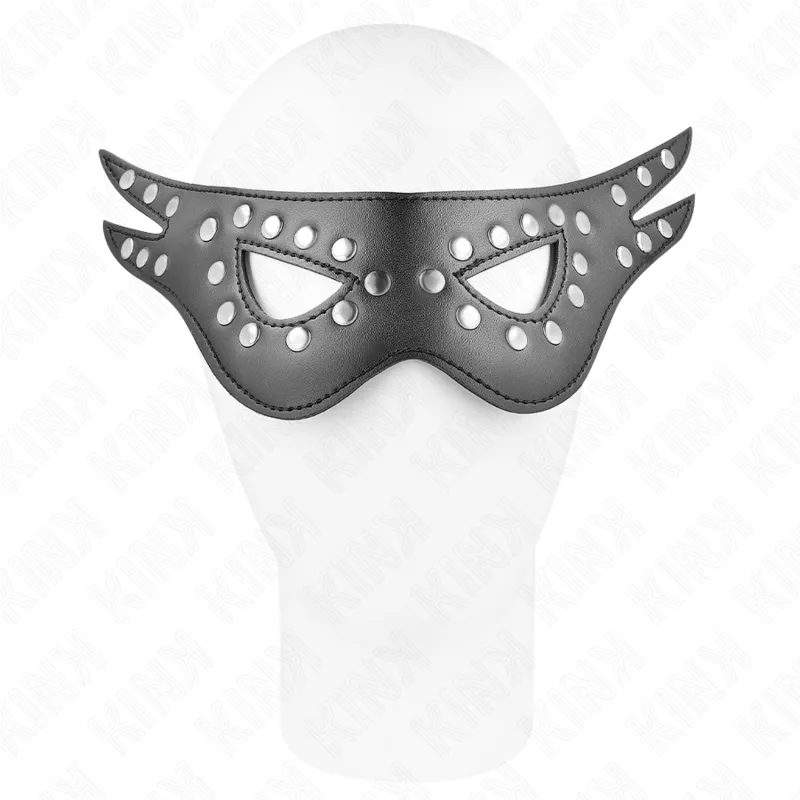 Kink - Sexy Leatherette Mask Model 1 27 X 13 Cm 1