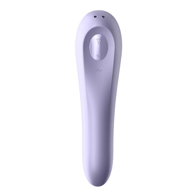 Satisfyer Dual Pleasure Air Pulse Vibrator Mauve - Stimulátor Klitorisu