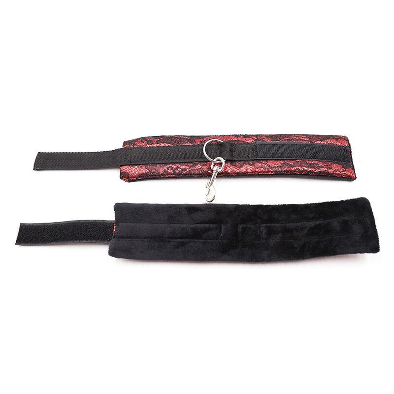 Ohmama Fetish Short Velvet Lace Wrist Restraints Nylon 8