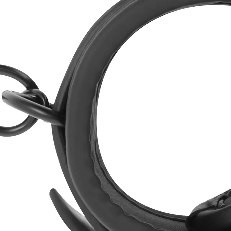 Fetish Submissive Ankle Cuffs Vegan Leather - Putá 4