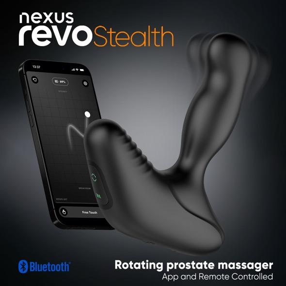 Nexus - Revo Stealth (App Enabled) Black - Masér prostaty 10