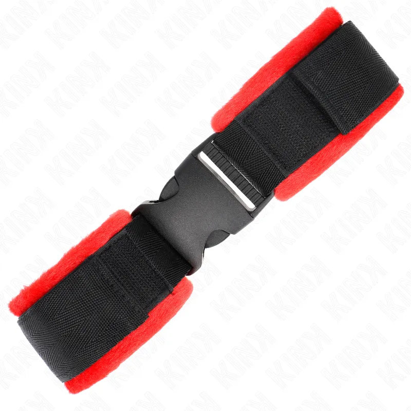 Kink - Nylon Bind Hook&Loop Wrist Restraints Black Model 1 Ajdustable 25-35 Cm X 6 Cm 1