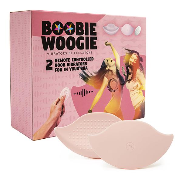 Feelztoys - Boobie Woogie Remote Controlled Boob Vibrators (
