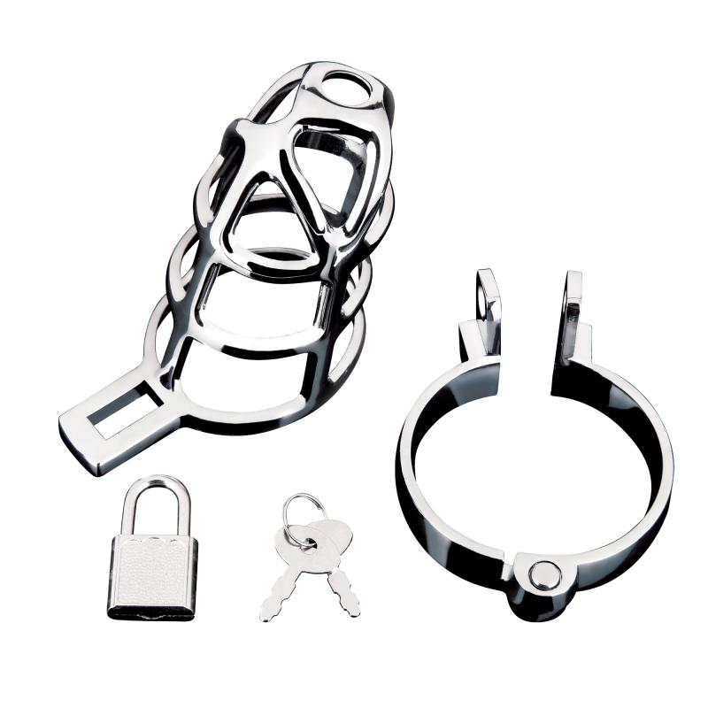 Blueline - Enslave Cock Cage Silver 3