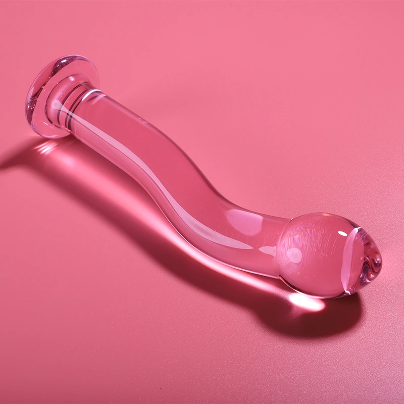 Nebula series by ibiza - model 18 dildo borosilicate glass pink 18.5 cm -o- 3.5 cm 1
