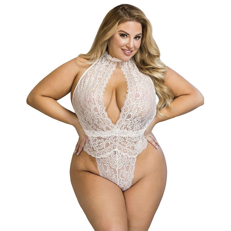 Subblime - 953850 lace bodysuit white s/m