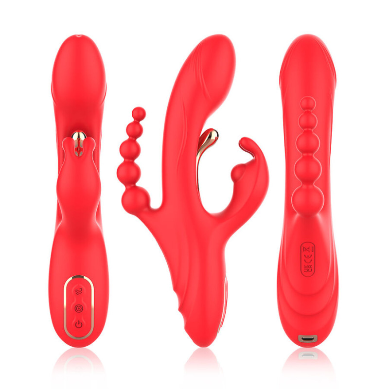 Armony - g-spot and clitoris stimulator vibrator red 4