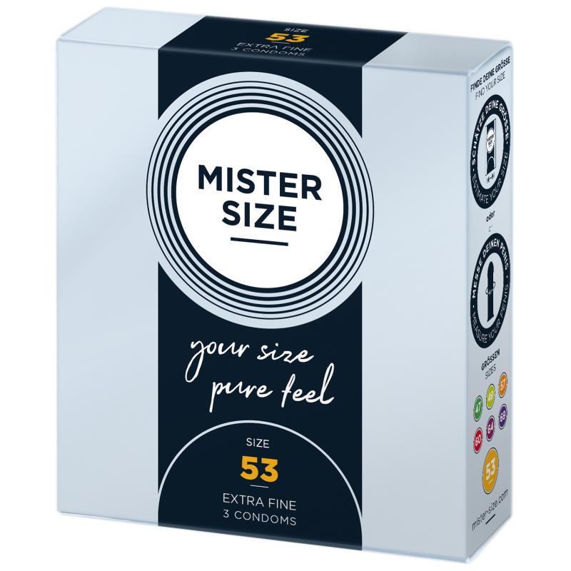 Mister.Size - 53 Mm Condoms 3 Pcs