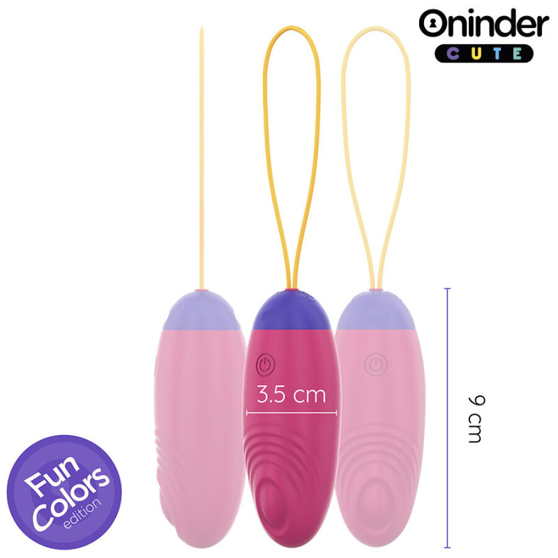 Oninder cute - love pleasure vibro-wave tapping silicone egg - free worldwide app 3