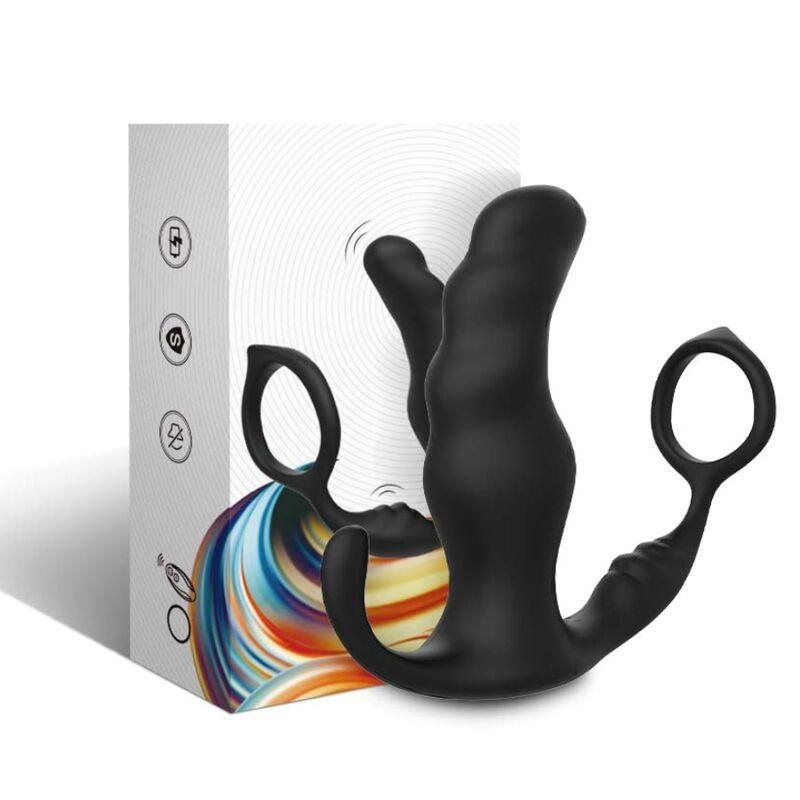 Armony - Knight Vibrator Anal Prostate & Ring Remote Control Black