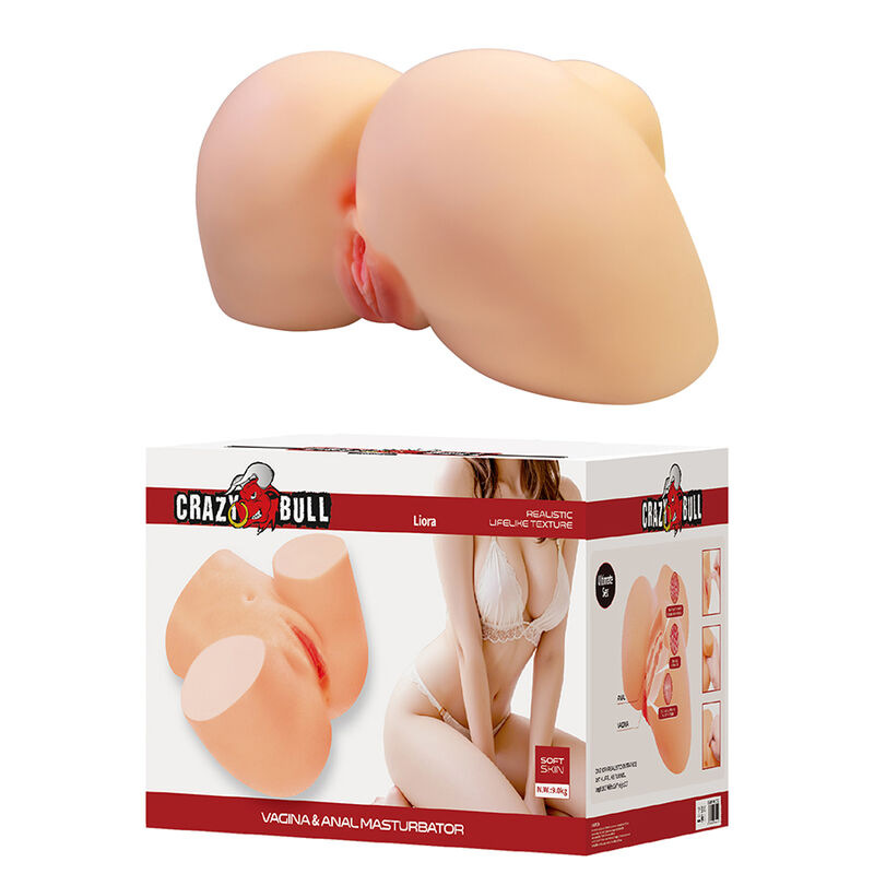 Crazy bull - liora xxl double vaginal and anal masturbator 1