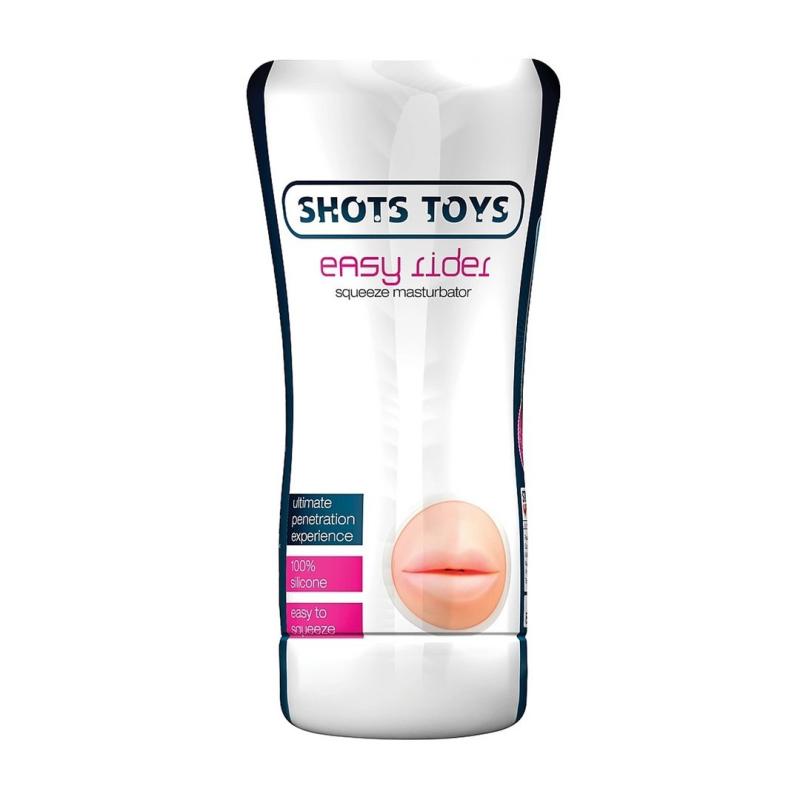 Shots Toys Easy Rider Squeeze Masturbator Oral - Masturbátor