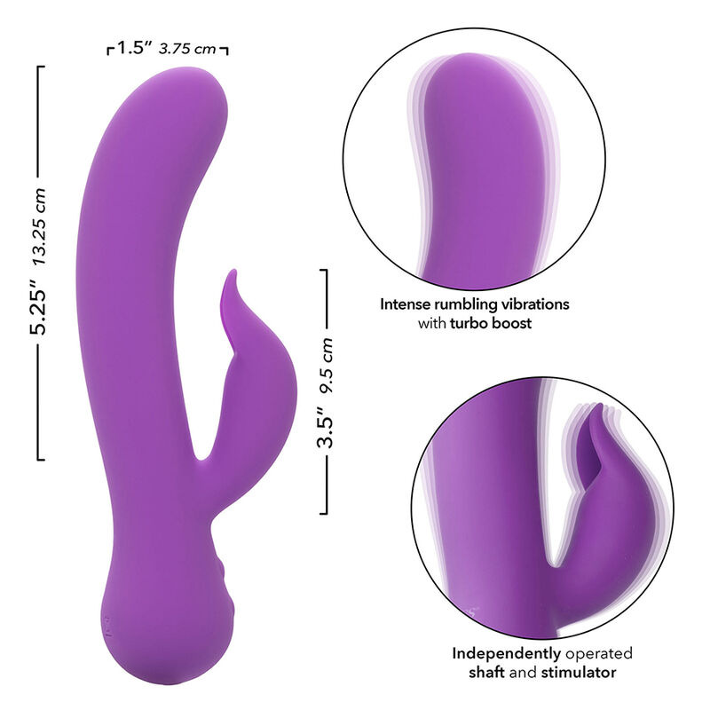 Calexotics - first time vibrator pleaser rechargeable purple 6