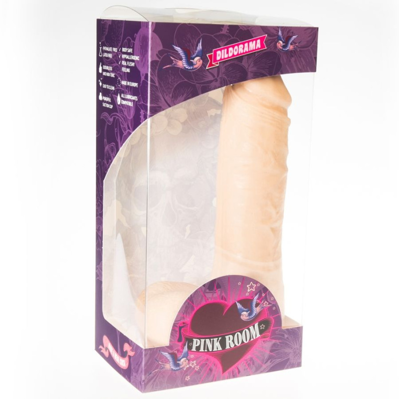 Pink room - anton realistic dildo flesh 21.5 cm 1