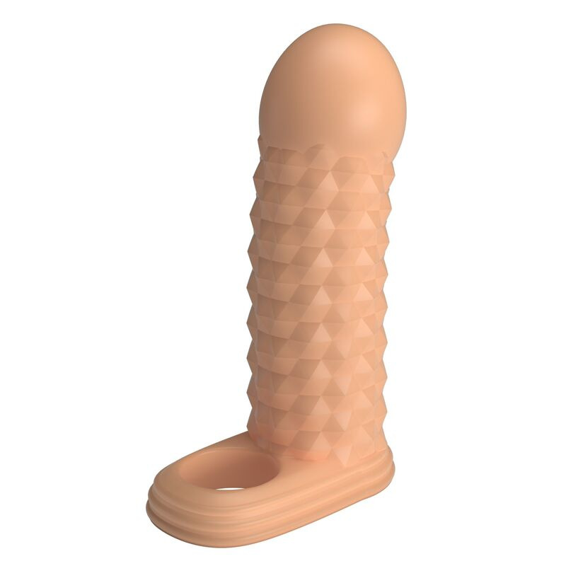 Pretty love - wolfram penis extension sleeve 11.5 cm Ø 3.8 cm natural 3