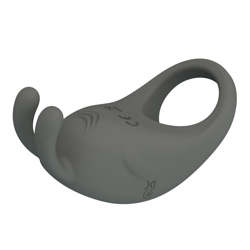 Pretty love - rechargeable vibrating ring with rabbit stimulator 5