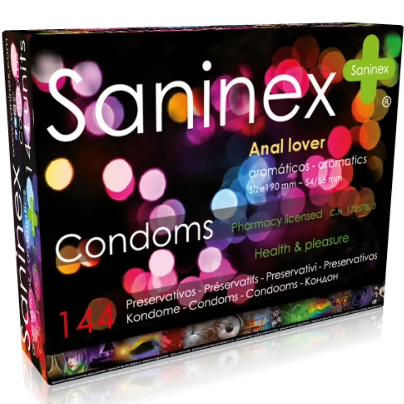 Saninex Condoms Anal Lover 144 Units