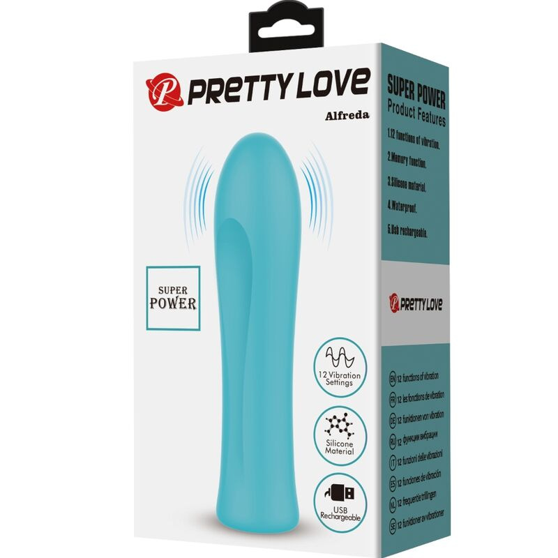 Pretty love - alfreda super power vibrator aqua green 7