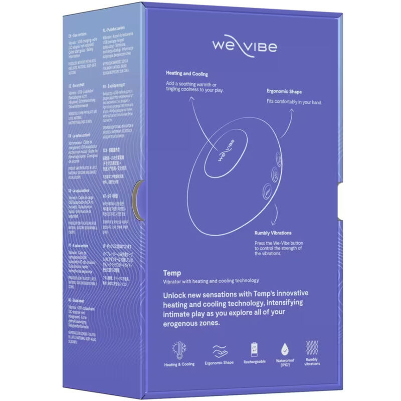 We-vibe - temp heating and cooling vibrator lavender blue 16
