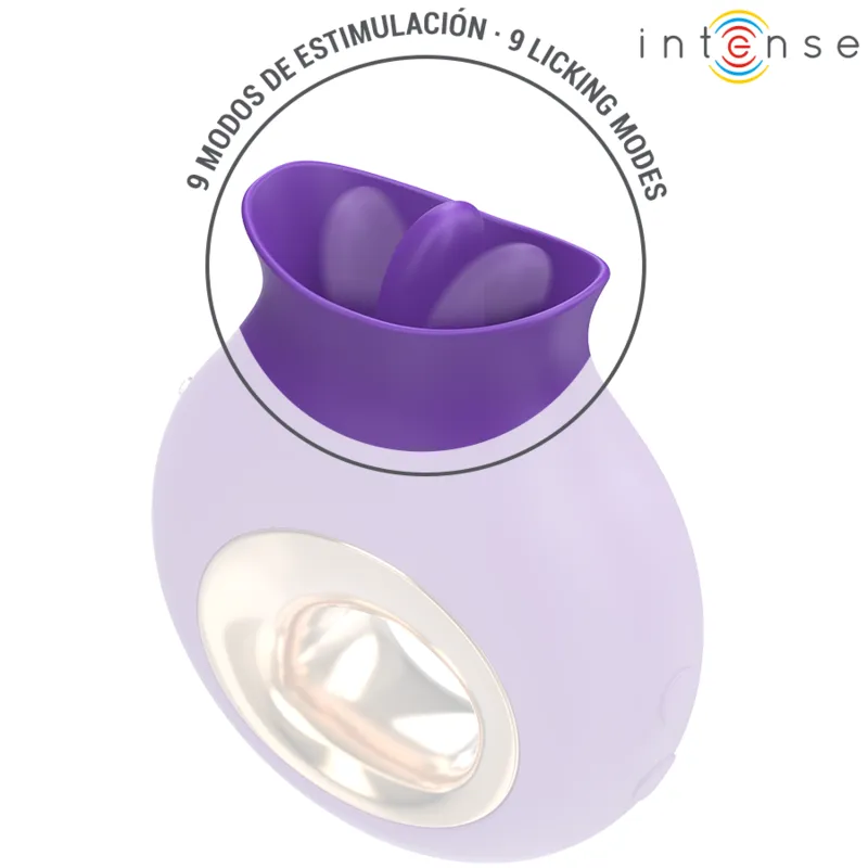 Intense - tuli clitoris stimulator 9 vibrations & 9 oscillations purple 3