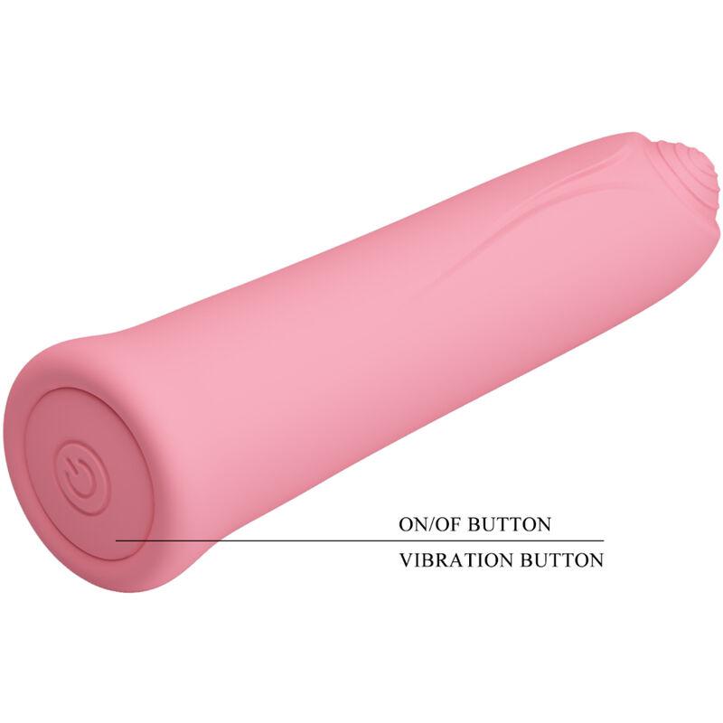 Pretty Love - Curtis Mini Super Power Vibrator 12 Pink Silicone Vibrations
