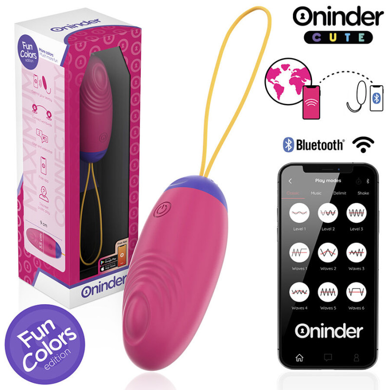 Oninder cute - love pleasure vibro-wave tapping silicone egg - free worldwide app 2