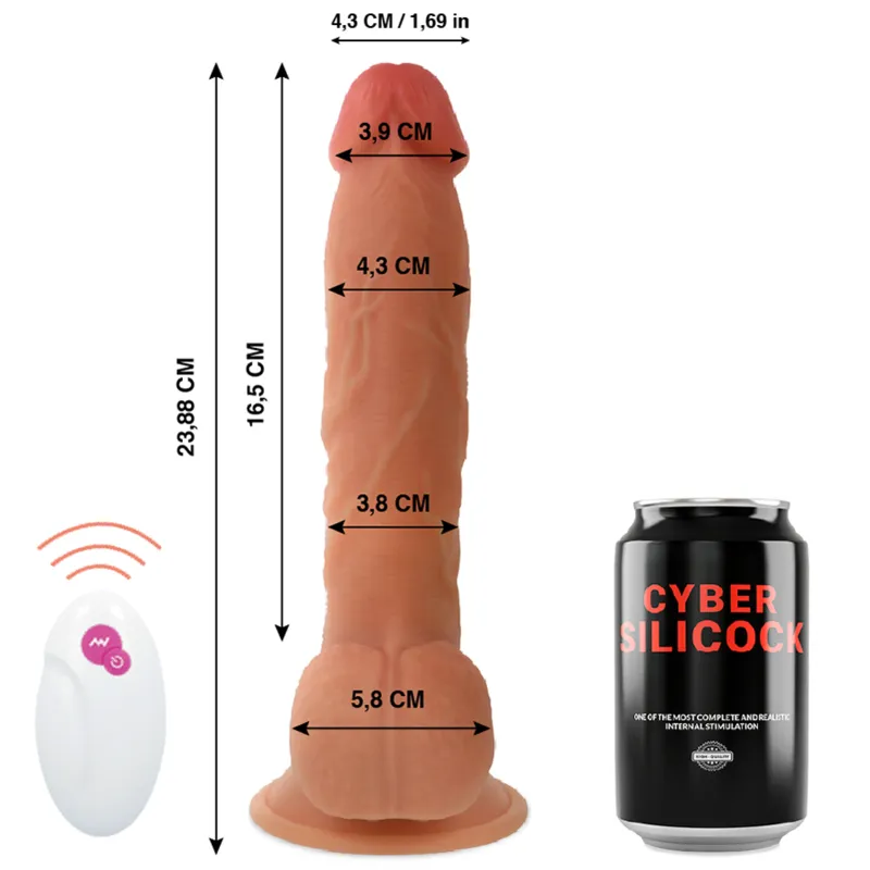 Cyber Silicock Realistico Control Remoto Master Ben - Vibrátor 1