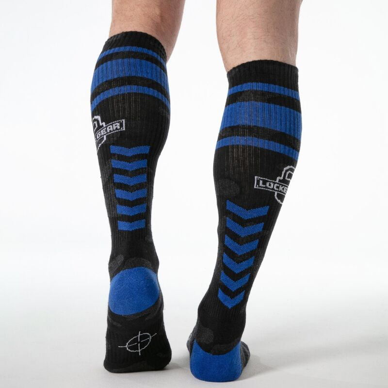 Locker gear - full military knee high socks one size blue 1