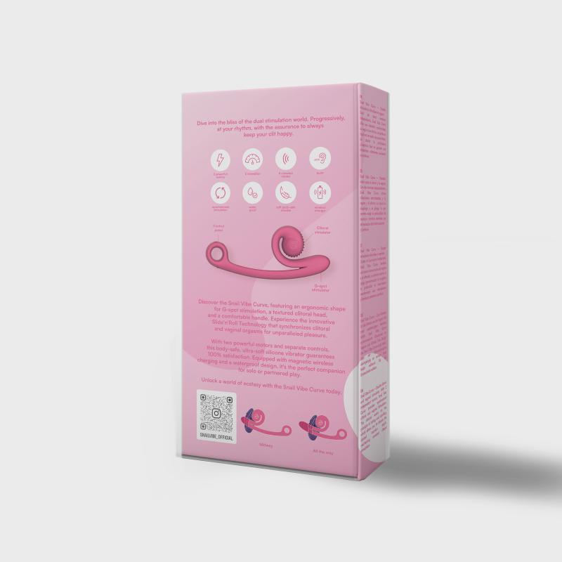 Snail Vibe - Curve Vibrator Pink 3