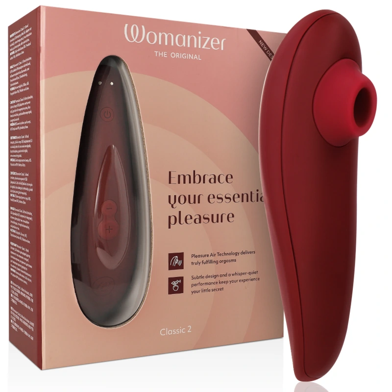 Womanizer - classic 2 clitoral stimulator bordeaux