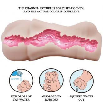 Crazy Bull - Masturbador Water Skin Vagina With Vibrating Bu