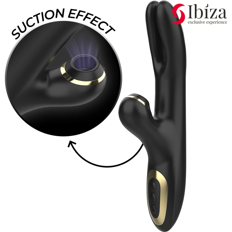 Ibiza - double vibrator clamping black 1