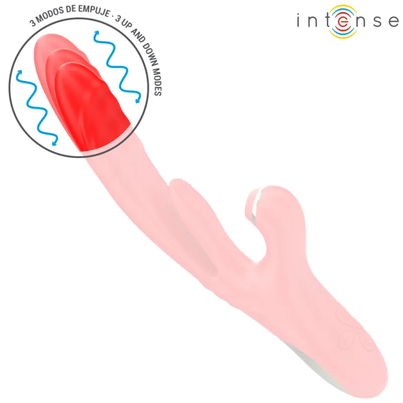 Intense - karol multifunction vibrator thrust & stimulation & suction red 2