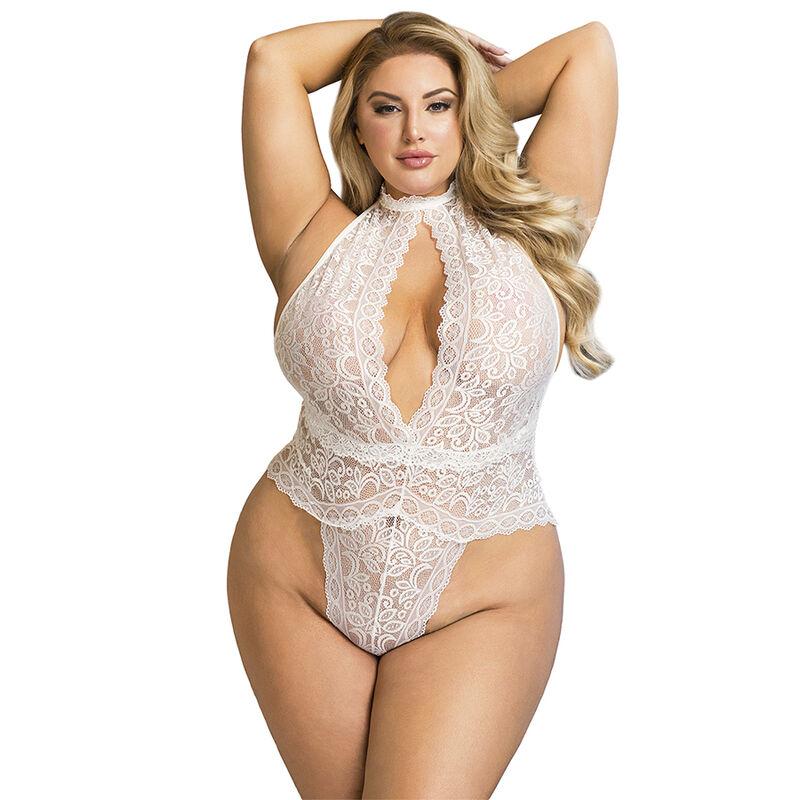 Subblime - 953850 lace bodysuit white s/m