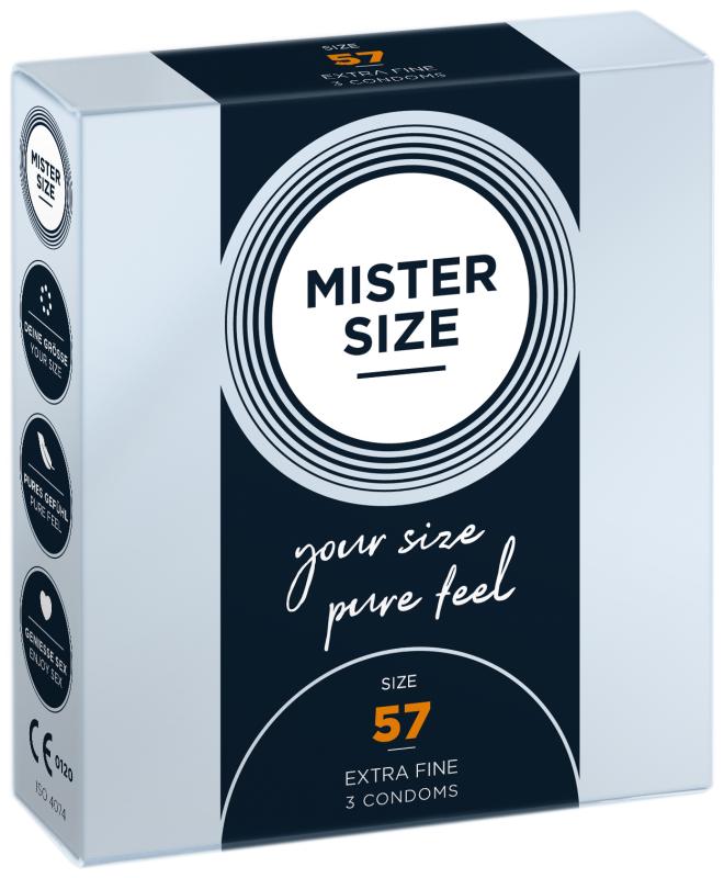 Mister.Size - 57 Mm Condoms 3 Pcs