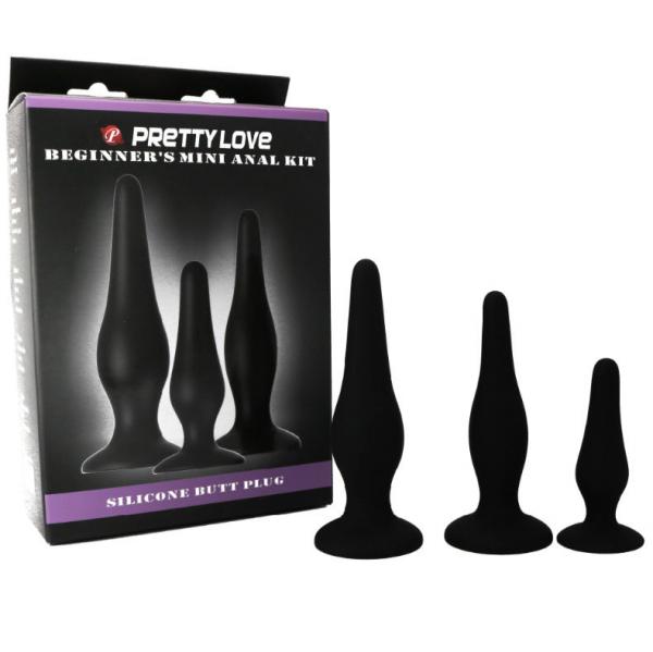 Pretty Bottom - Begginer&S Anal Kit Silicone Plugs