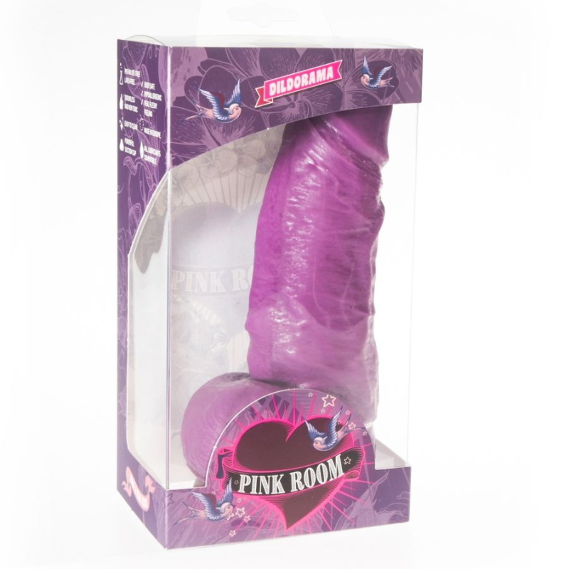 Pink room - dayan realistic dildo purple 17 cm 1