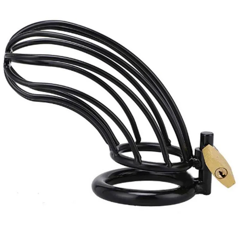 Metal Hard Cock Bird Cage Chastity Black - Klietka Na Penis