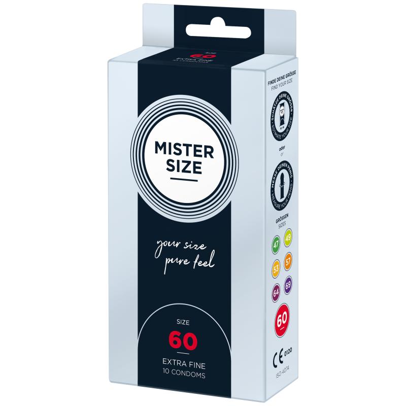 Mister.Size - 60 Mm Condoms 10 Pcs