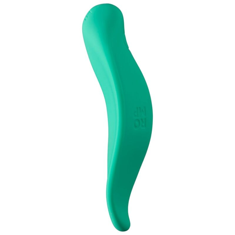 Romp - wave vibrator clitoral stimulator ergonomic shape aqua green 4