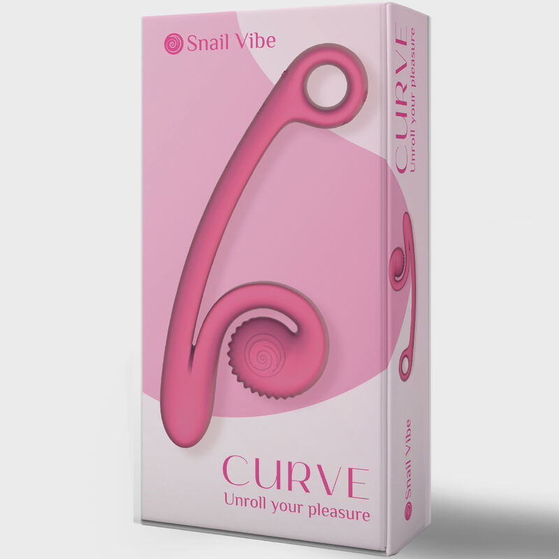 Snail vibe - curve vibrator pink 3