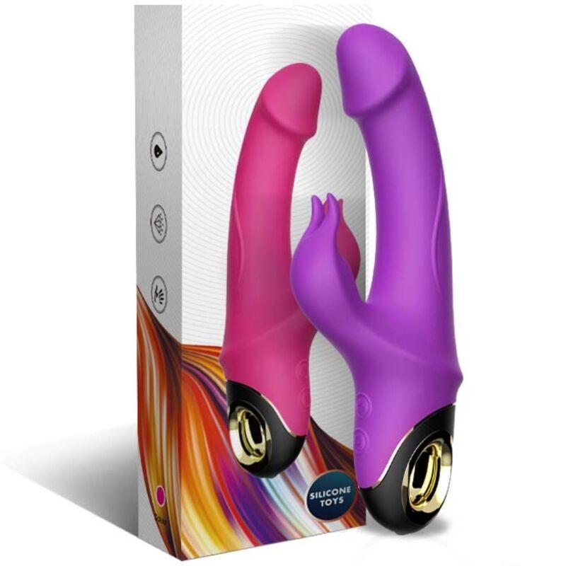 Armony - Meteror Dildo Vibrator Rabbit Rotator Purple 4