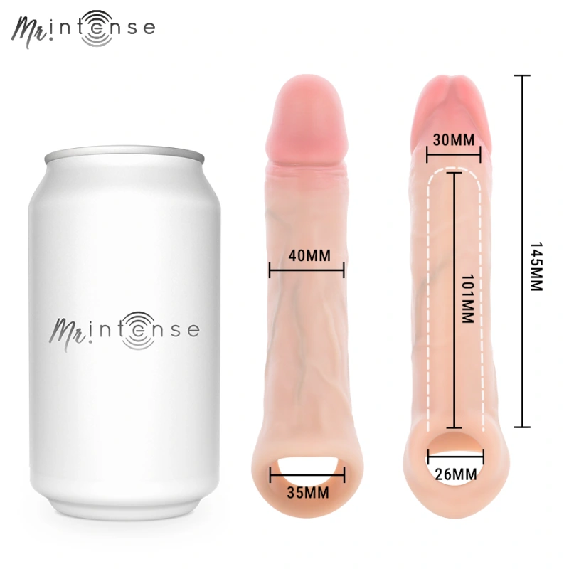 Mr intense - arnold m ultra-realistic vibrating penis sleeve 14.5 cm -Ø- 4 cm 5