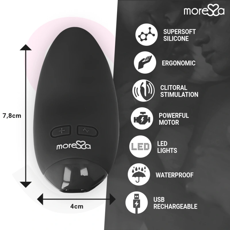 Moressa - blossom black vibrator 3