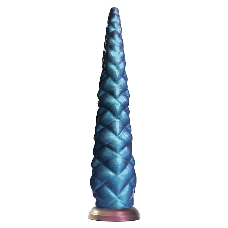 Power monsters - abyssal tentacle tricolor fantasy silicone dildo 46 cm Ø 7 cm 2
